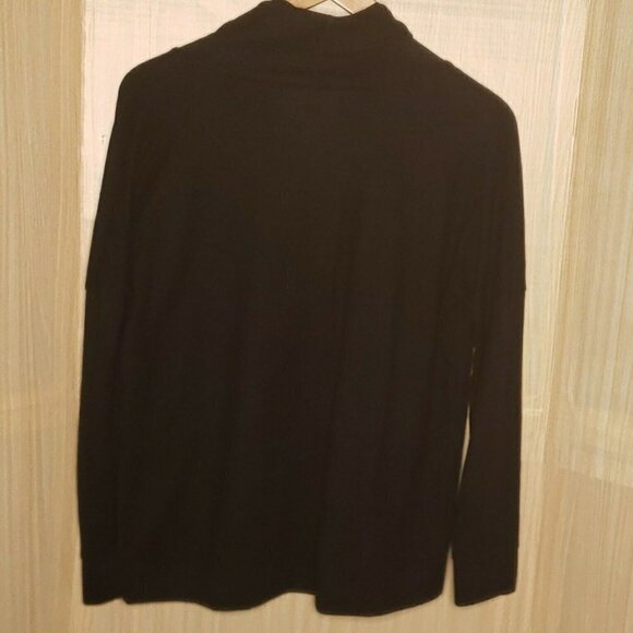St. John's Bay Womens Black Long Sleeve Cowl Neck Top XXL - Picture 2 of 4
